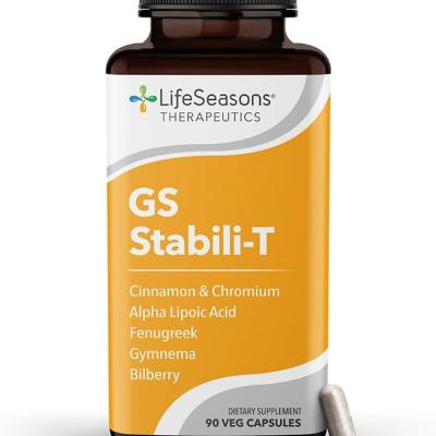 LifeSeasons GS Stabili-T - Blood Sugar Support Supplement - Healthy Circulation & Vision