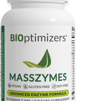 BIOptimizers MassZymes Digestive Enzymes Supplement – Max Nutrient Absorption, Boost Energy, Reduce Bloating